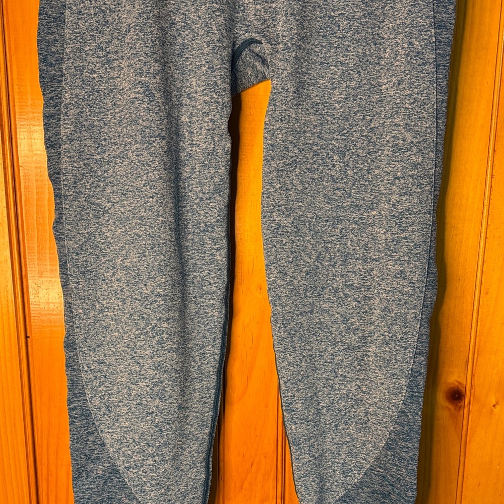 Gymshark Heathered Blue Leggings - Picture 4 of 8